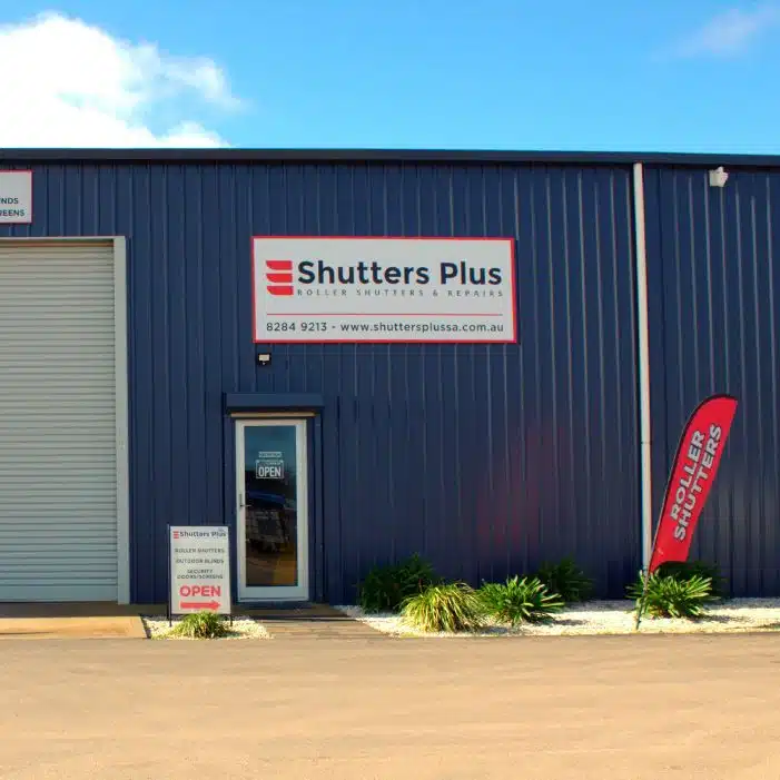 Front of showroom